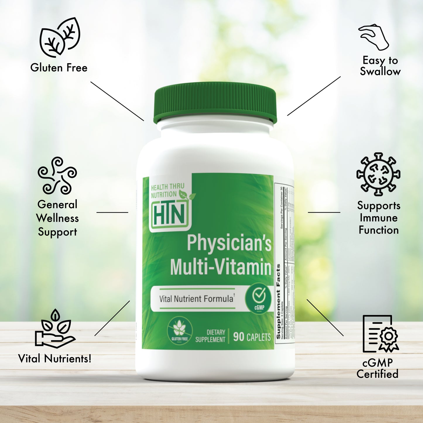Physician's Multi-Vitamin Complex 90 Caplets