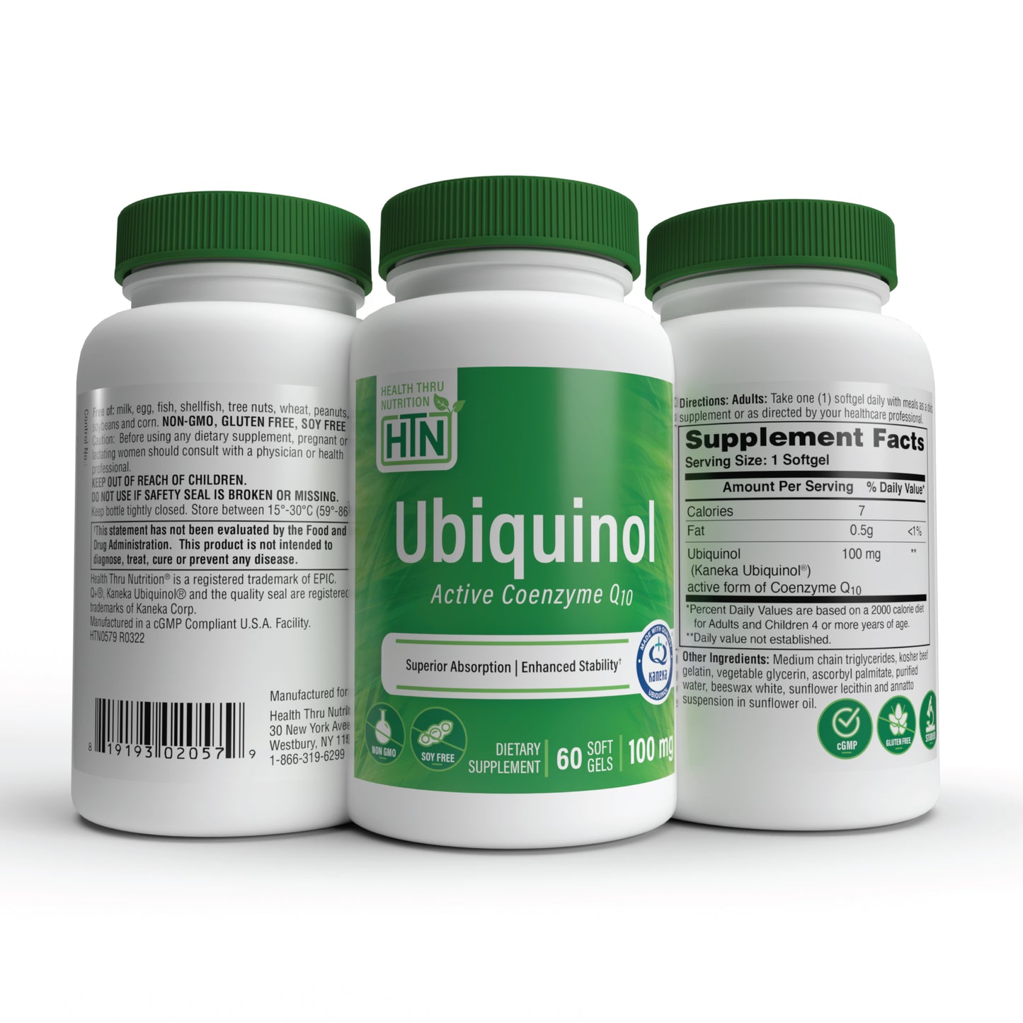 Ubiquinol CoQ10 (Kaneka®) 100mg