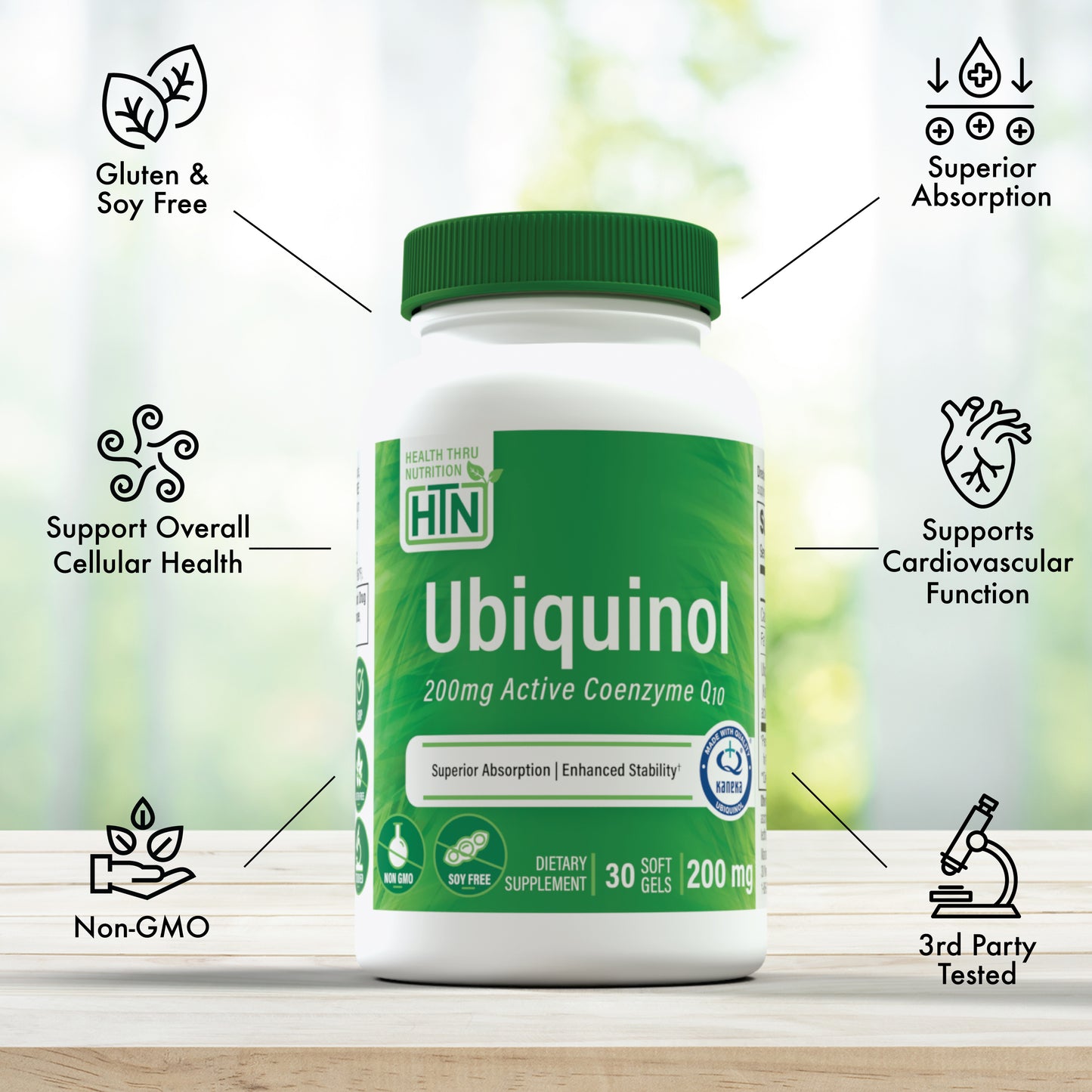 Ubiquinol CoQ10 (Kaneka®) 200mg