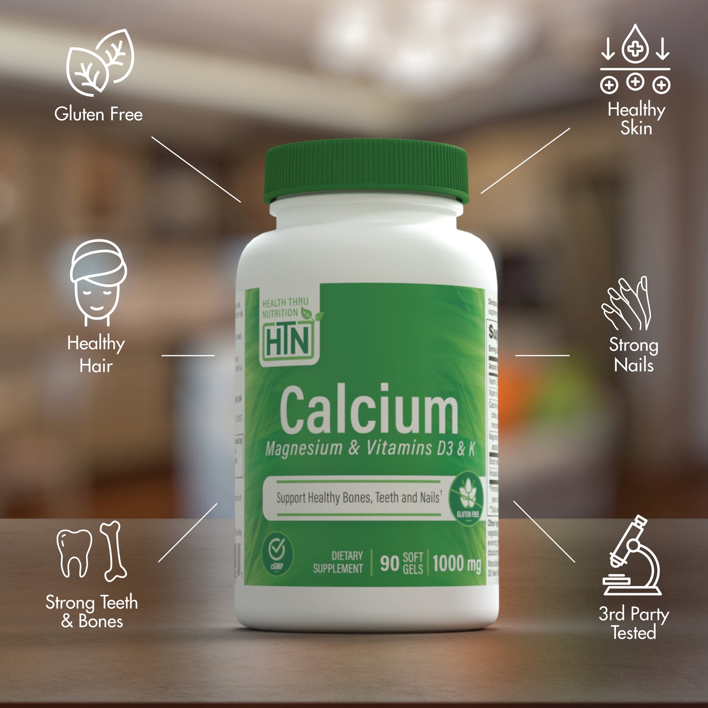 Calcium Magnesium & Vitamins D3 and K