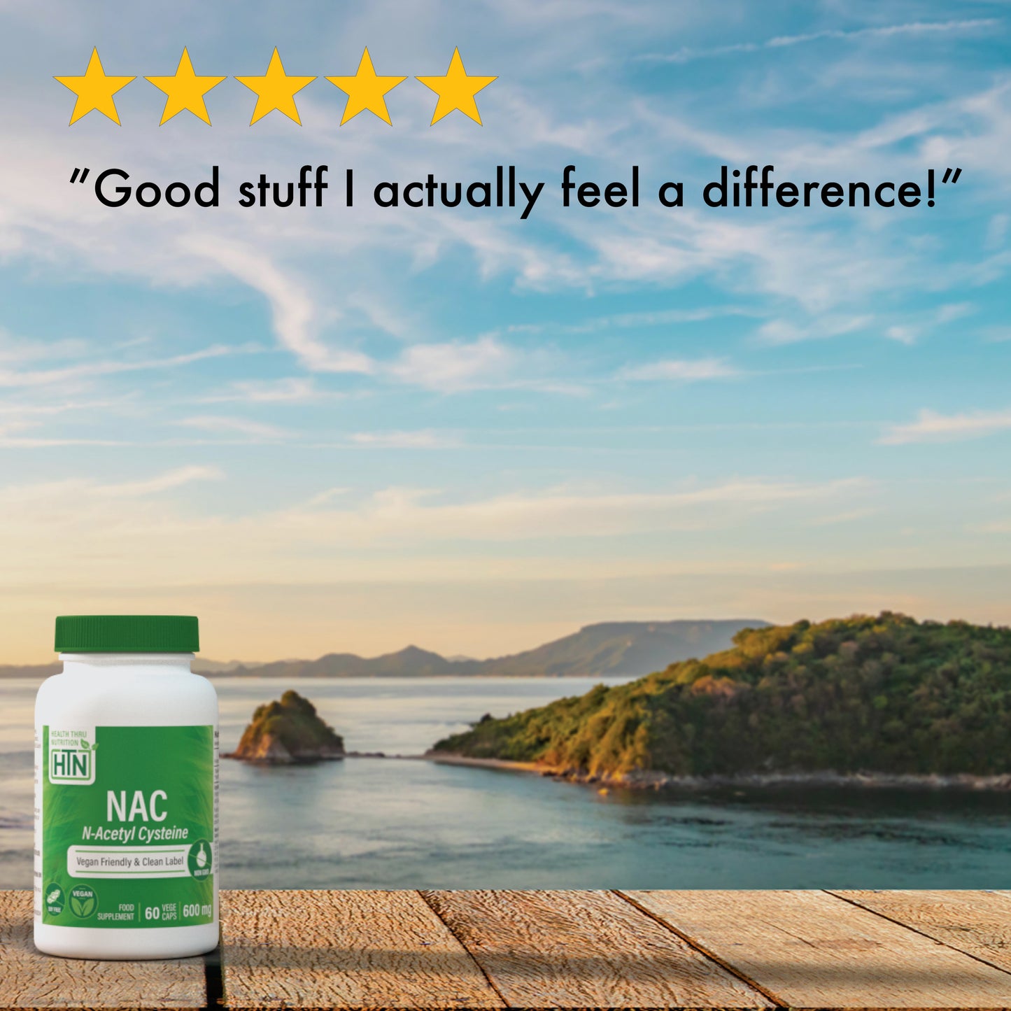 NAC 600mg Vegan N-Acetyl Cysteine