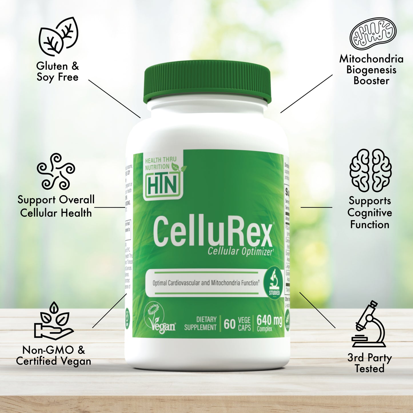 CelluRex® Cellular Energy Optimizer 60 Vegecaps