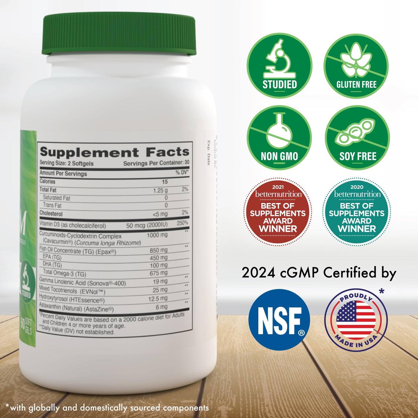 Freedom Complex 60 Softgels Inflammation Formula