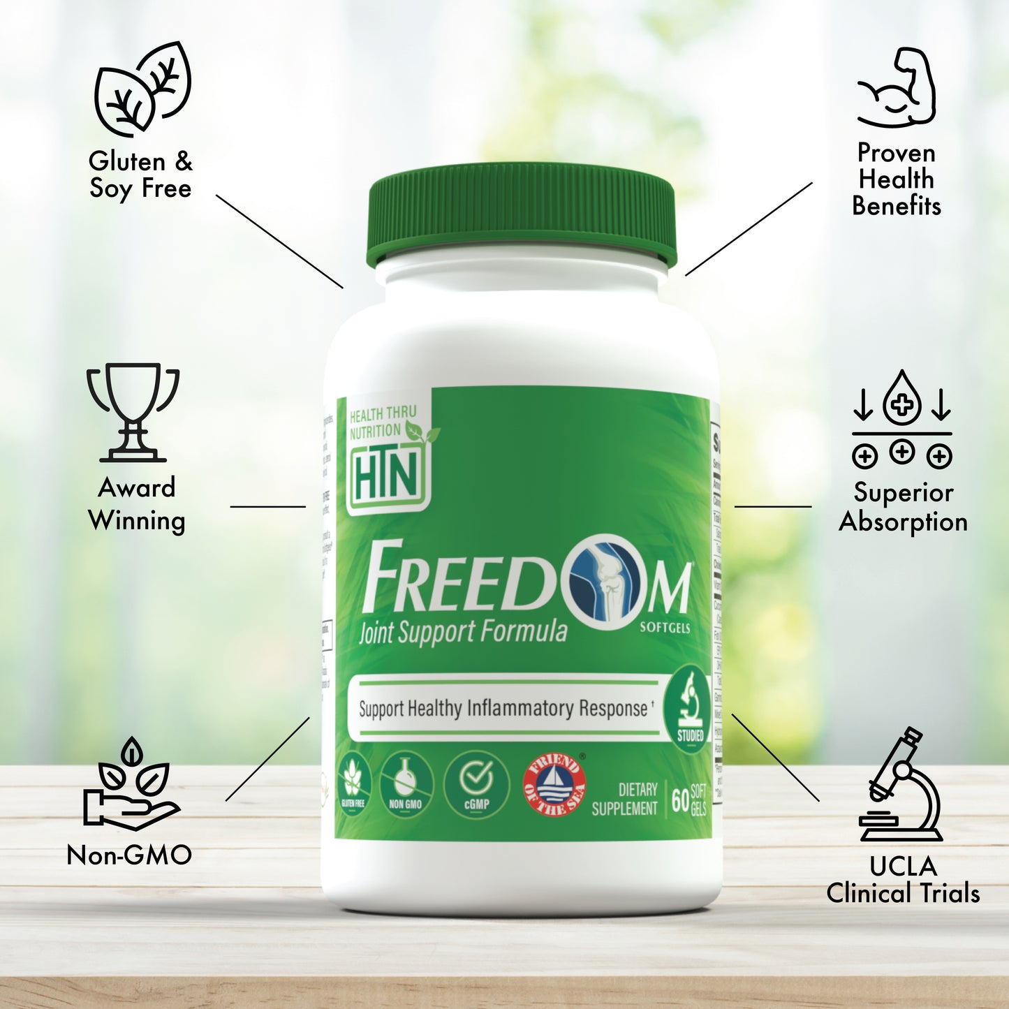 Freedom Complex 60 Softgels Inflammation Formula