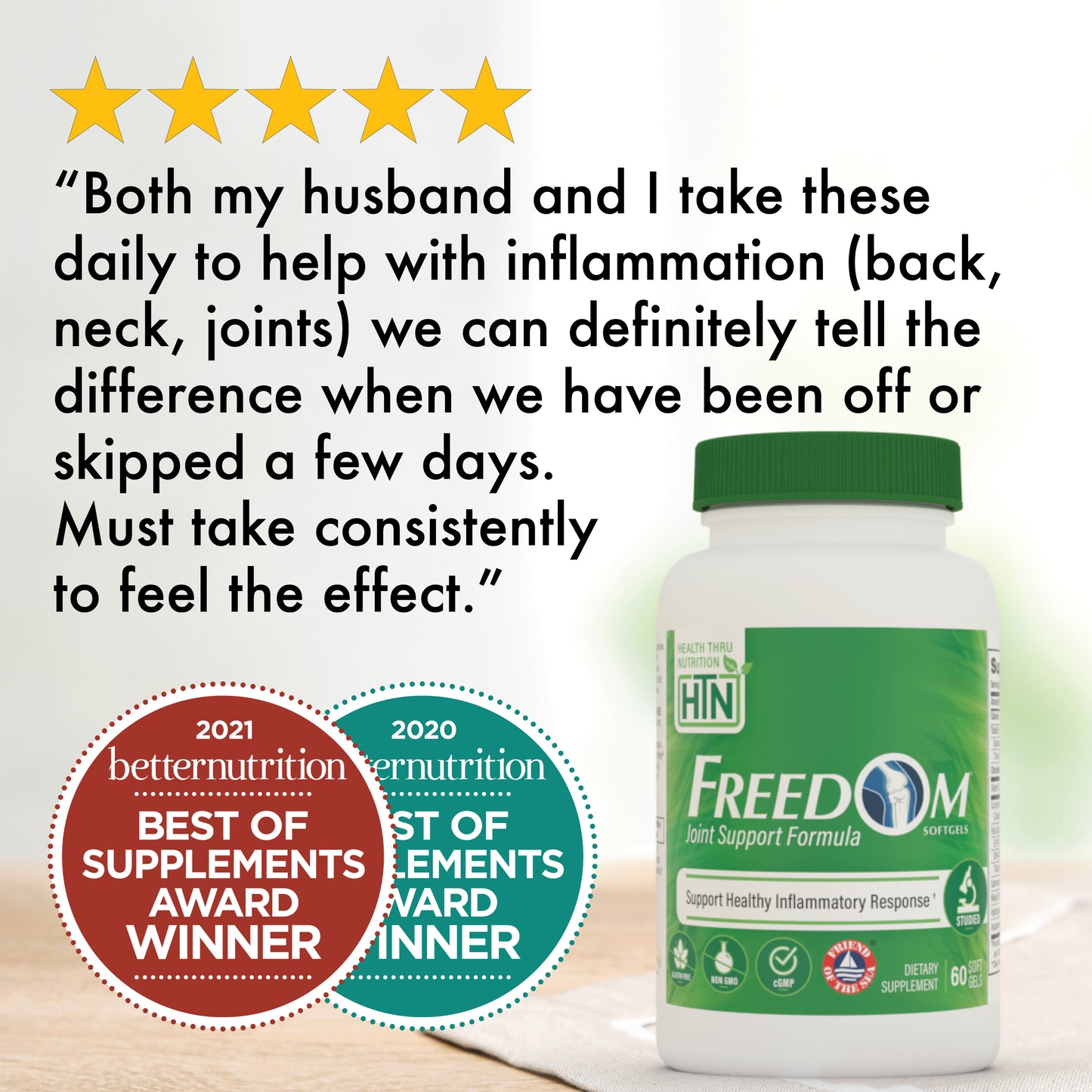 Freedom Complex 60 Softgels Inflammation Formula