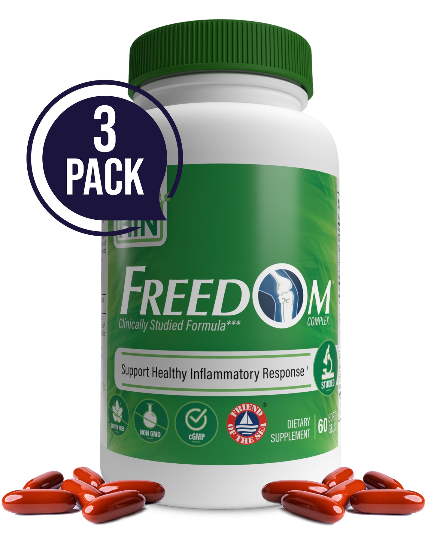 Freedom Complex 60 Softgels Inflammation Formula