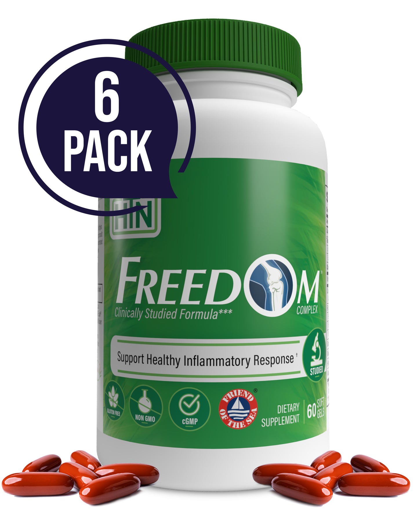 Freedom Complex 60 Softgels Inflammation Formula