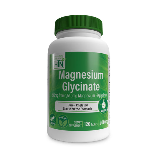 Magnesium Glycinate 200mg 120 tablets