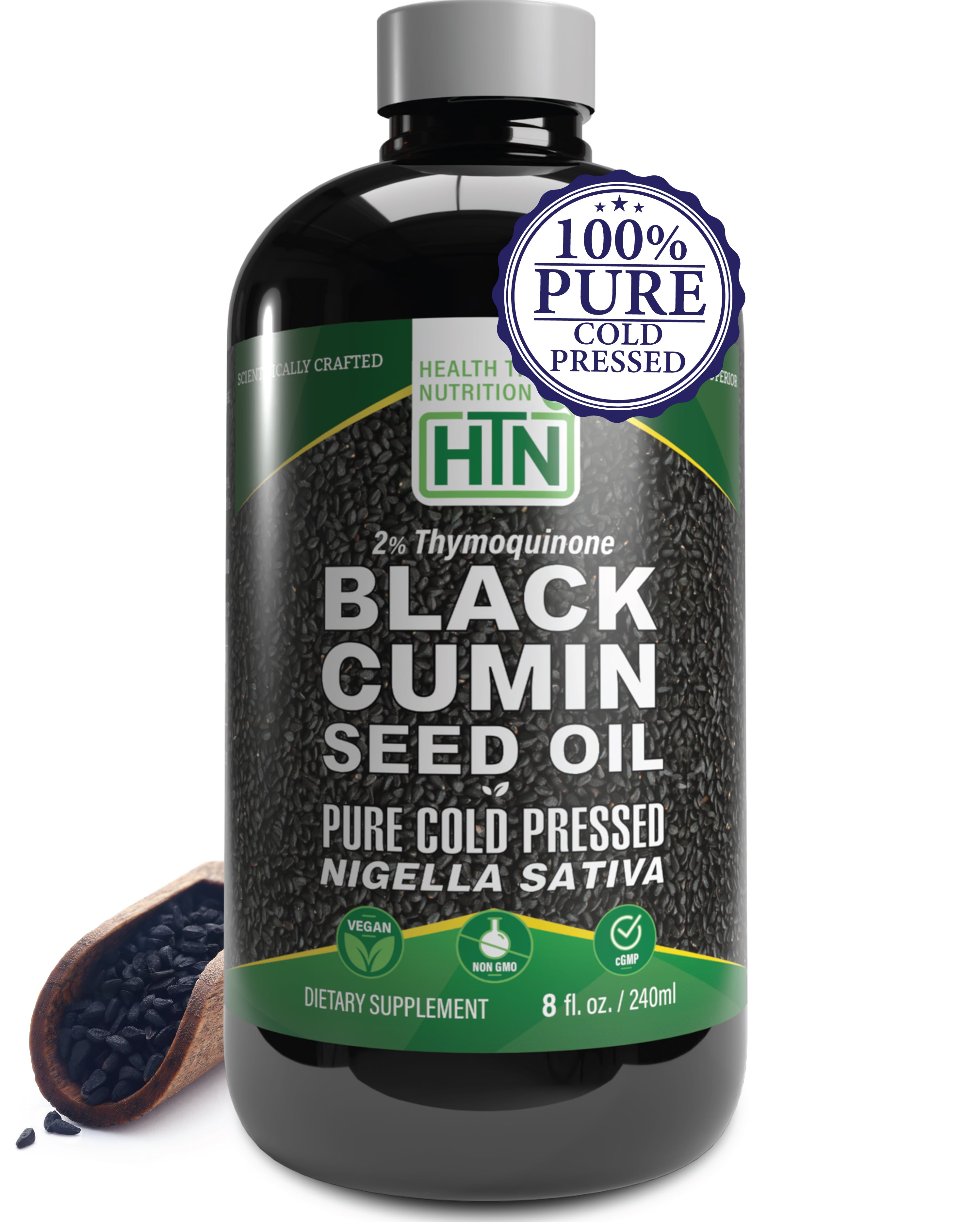 Black Seed Oil Liquid 2% Thymoquinone 240mL Health Thru Nutrition Black Seed Oil Liquid 2% Thymoquinone 240mL Health Thru Nutrition