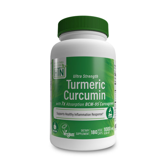 Turmeric Curcumin Complex 1000mg as BCM-95® Curcugreen®