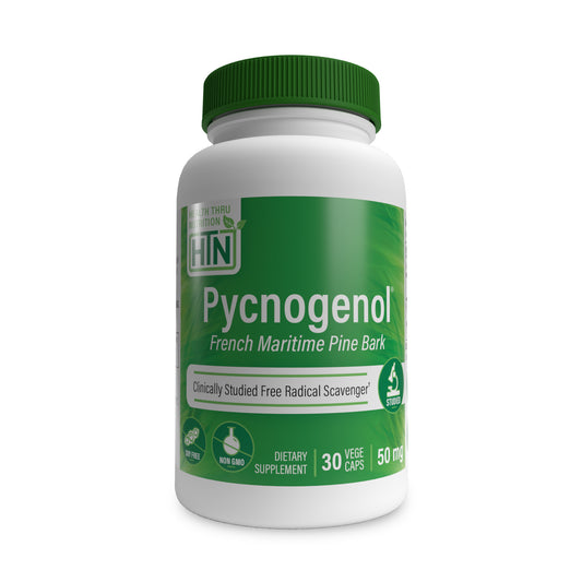 Pycnogenol® (French Maritime Pine Bark) 50mg 30 Vegecaps