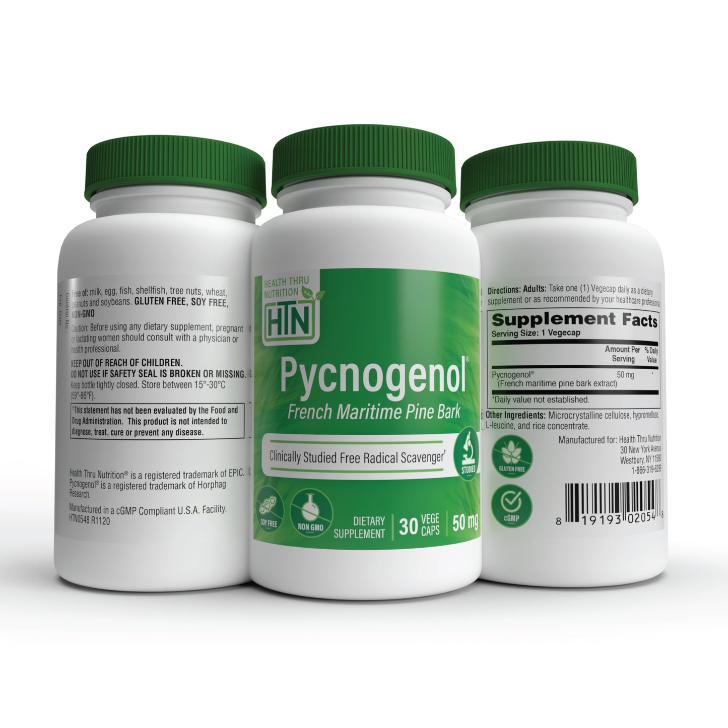 Pycnogenol® (French Maritime Pine Bark) 50mg 30 Vegecaps