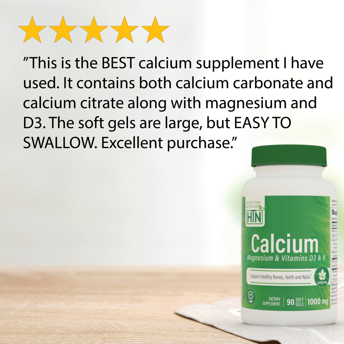 Calcium Magnesium & Vitamins D3 and K