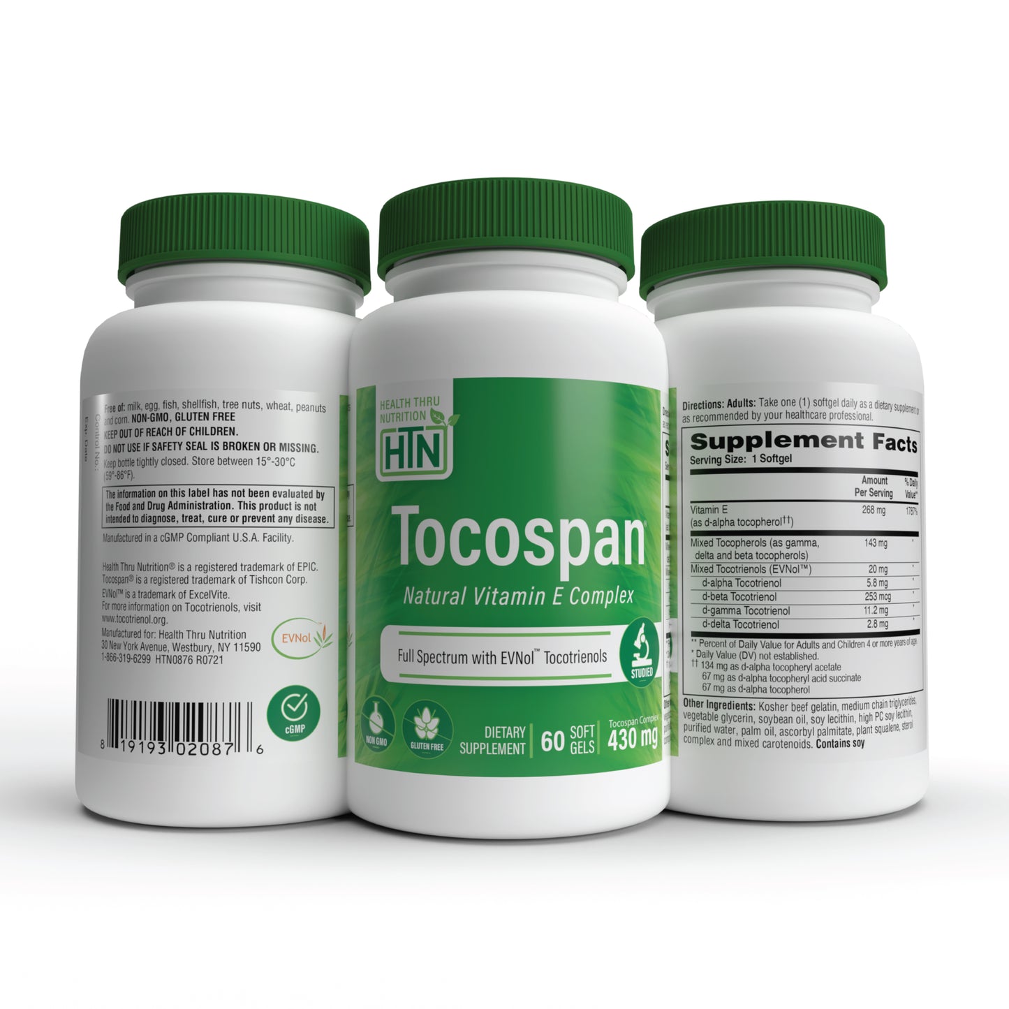 Tocospan® (w/ EVNol™) Full Spectrum Vitamin E Complex