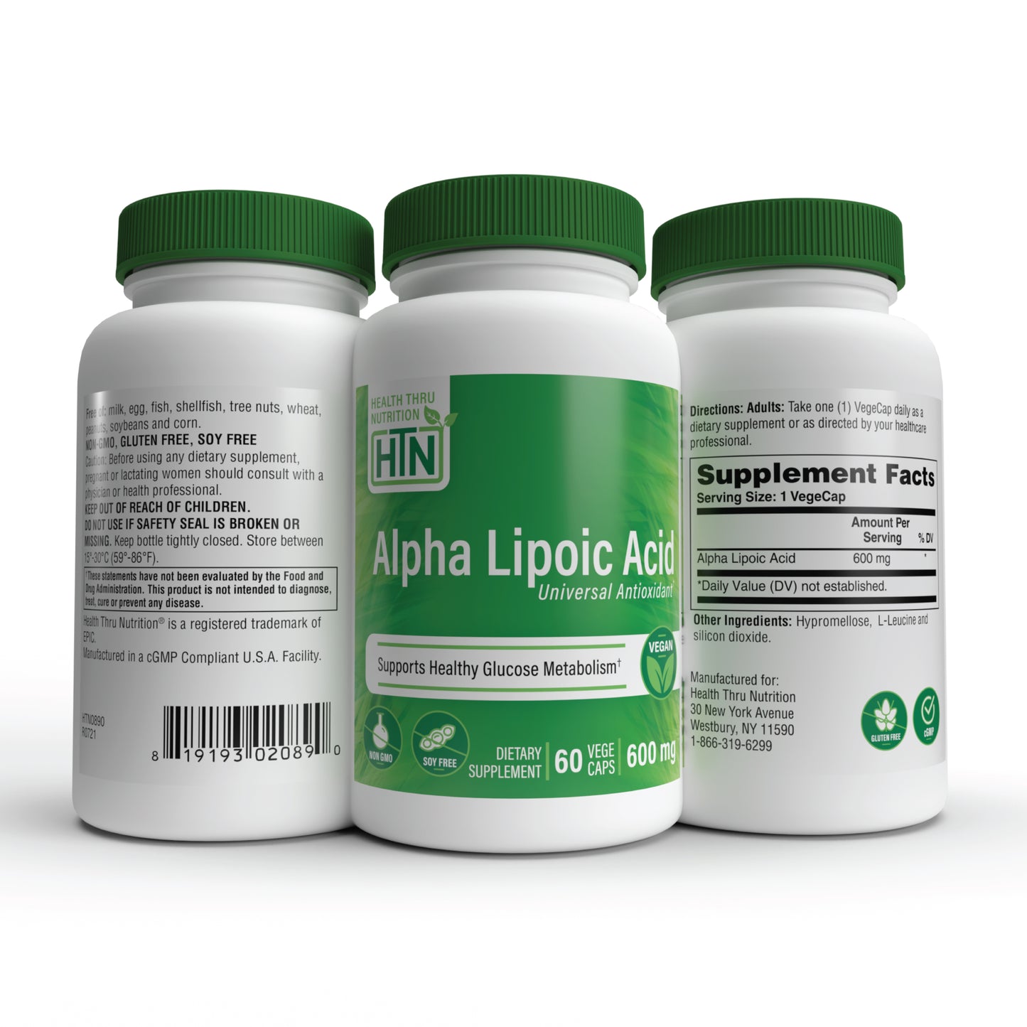 Alpha Lipoic Acid (ALA) 600mg