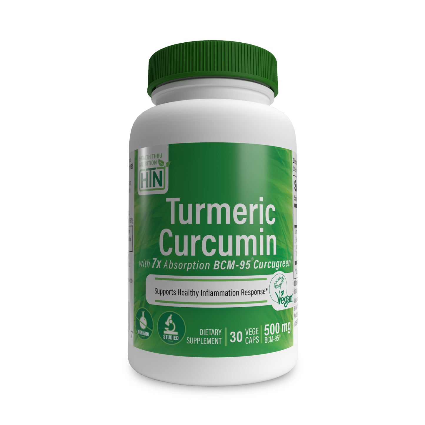 Turmeric Curcumin Complex 500mg as BCM-95® Curcugreen®