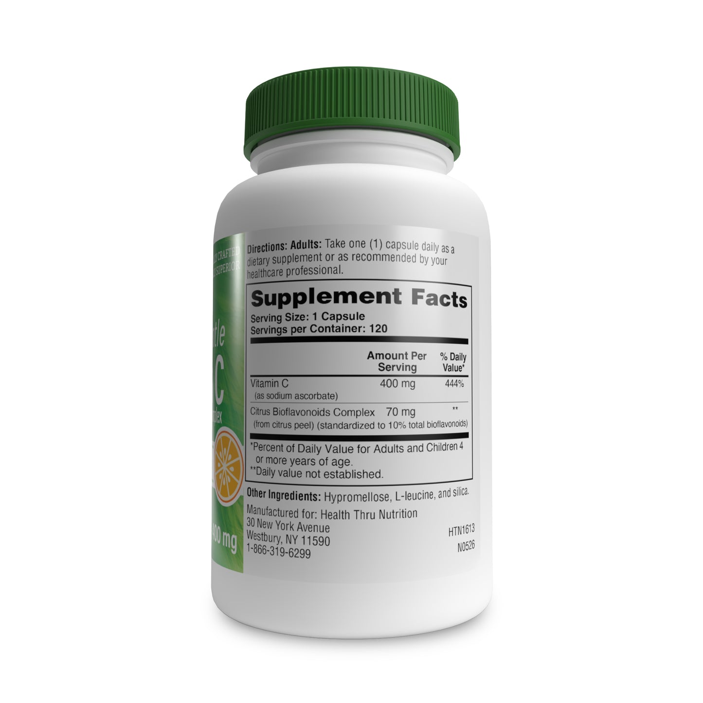 Gentle Vitamin C with Citrus Bioflavonoids Complex 120 Vegan Capsules