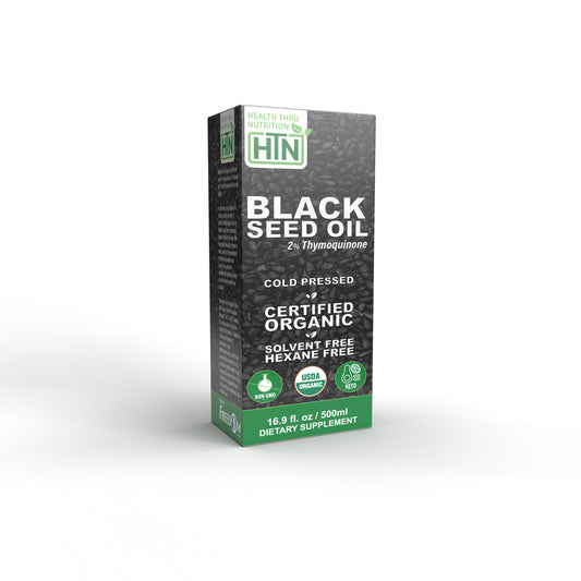 Black Seed Oil Liquid Organic 2% Thymoquinone 500mL
