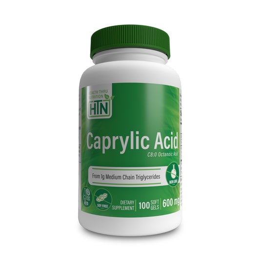 Caprylic Acid C8:0 Octanoic Acid 600mg