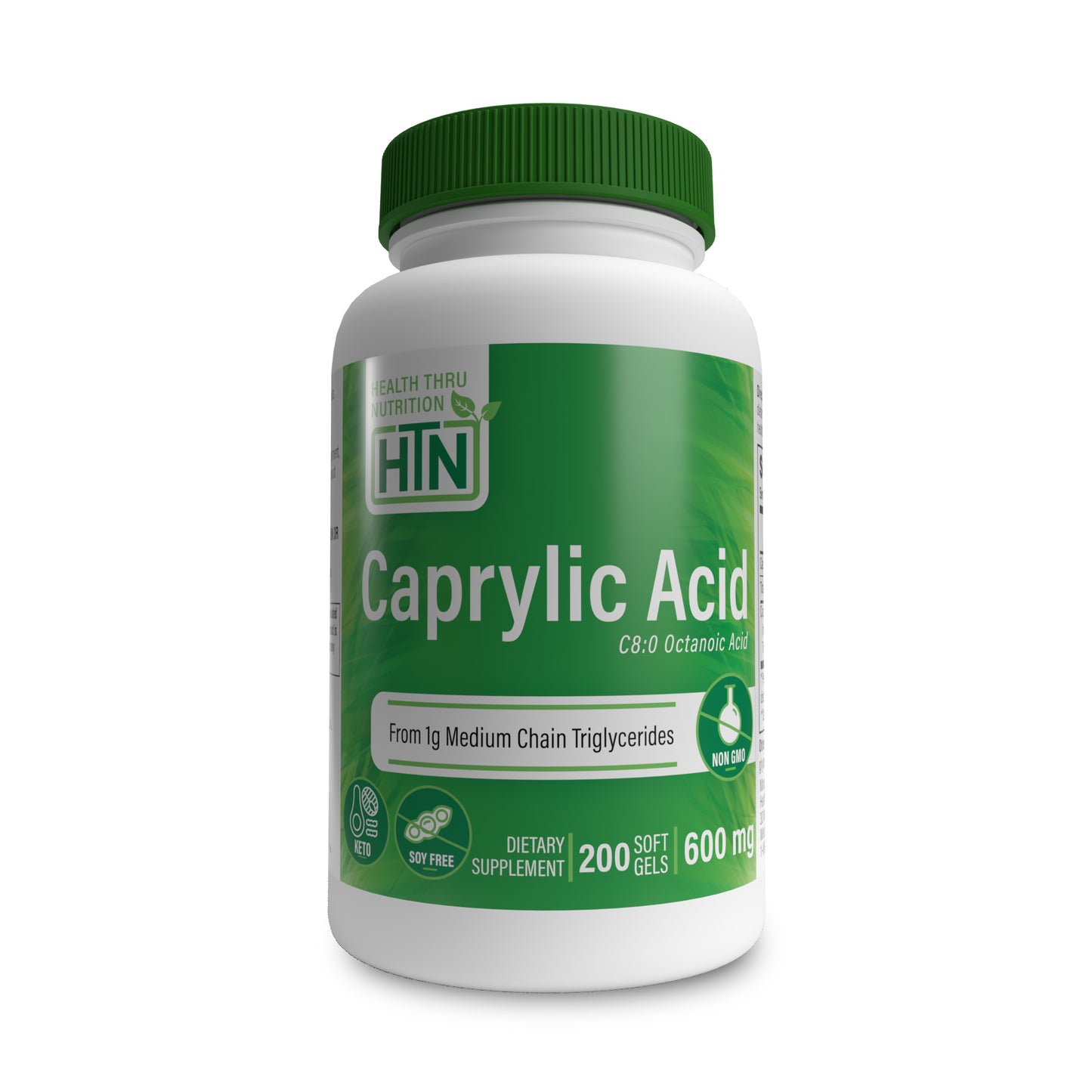 Caprylic Acid C8:0 Octanoic Acid 600mg