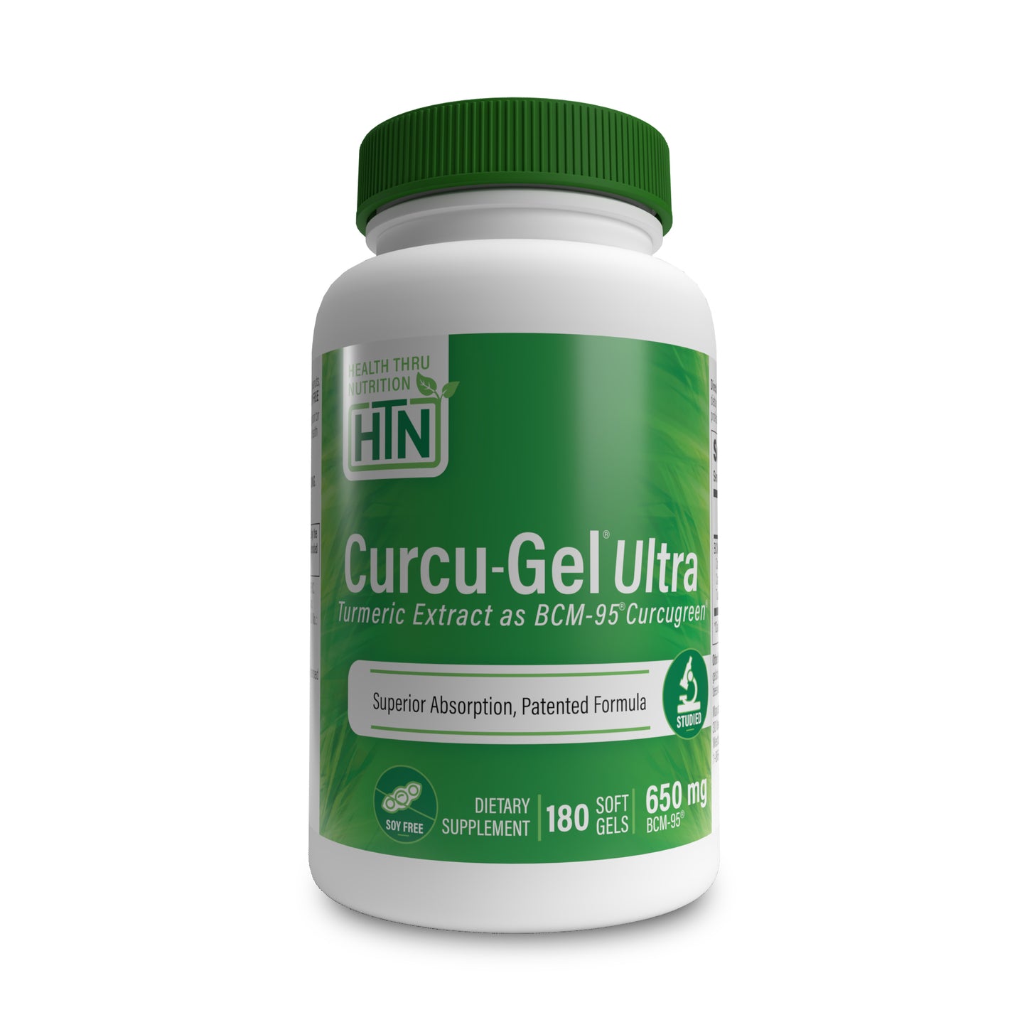 Curcu-Gel® Ultra 650mg BCM-95® Curcugreen® Turmeric Extract