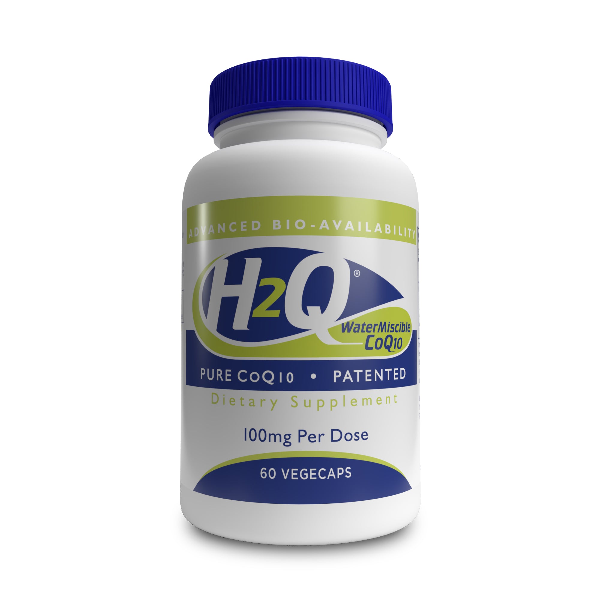 H2q Color Code H2Q® 8x Absorption CoQ-10 100mg – Health Thru Nutrition