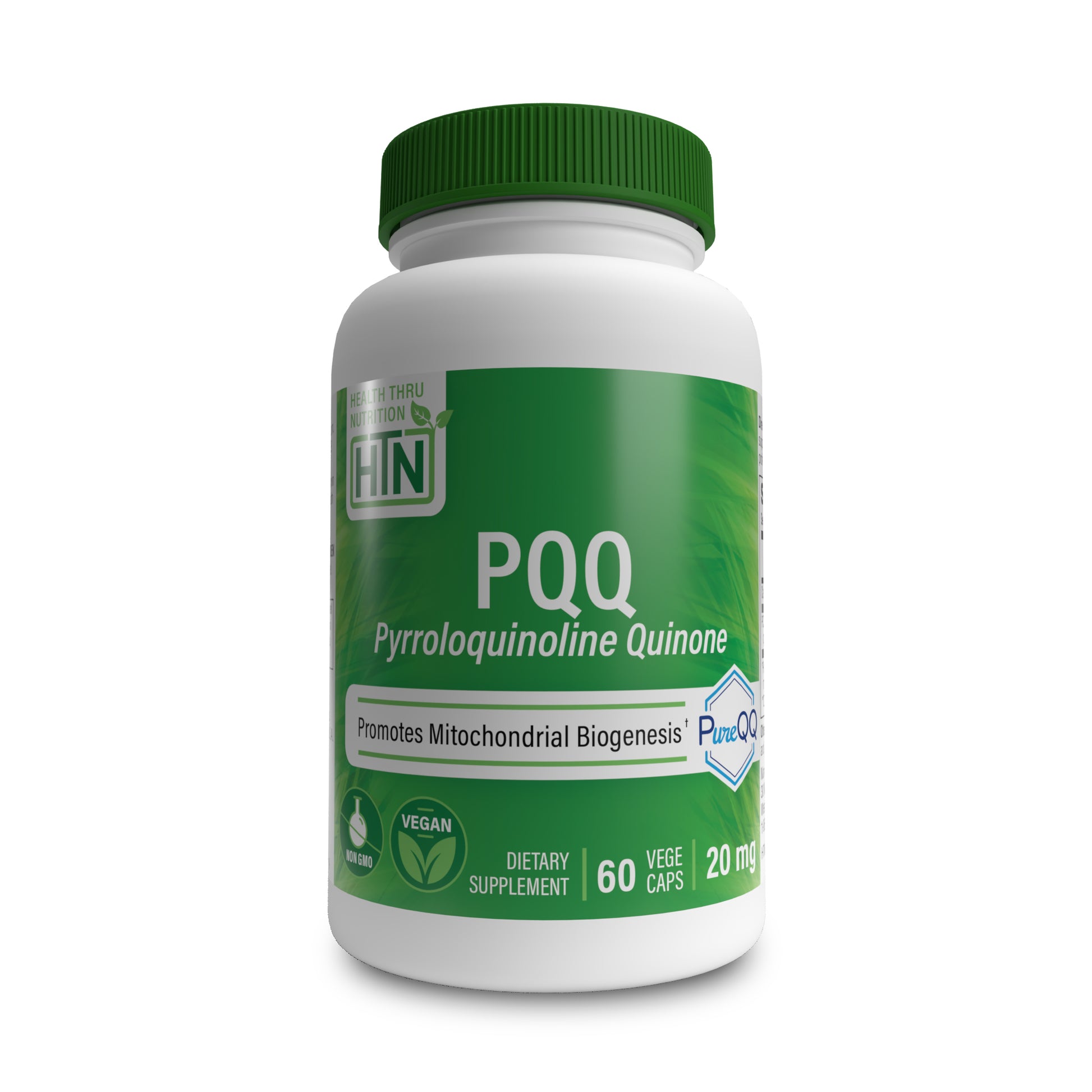 PQQ (as PureQQ) Pyrroloquinoline Quinone 20mg Health Thru Nutrition PQQ (as PureQQ) Pyrroloquinoline Quinone 20mg Health Thru Nutrition