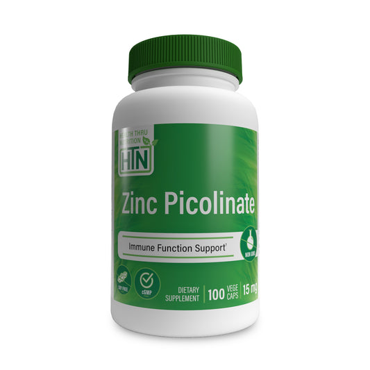 Zinc Picolinate 75mg (15mg Elemental Zinc) 100 Vegecaps